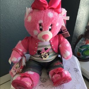 Build-a-Bear Disney Minnie Mouse w/ Voice Recorder and Accessories